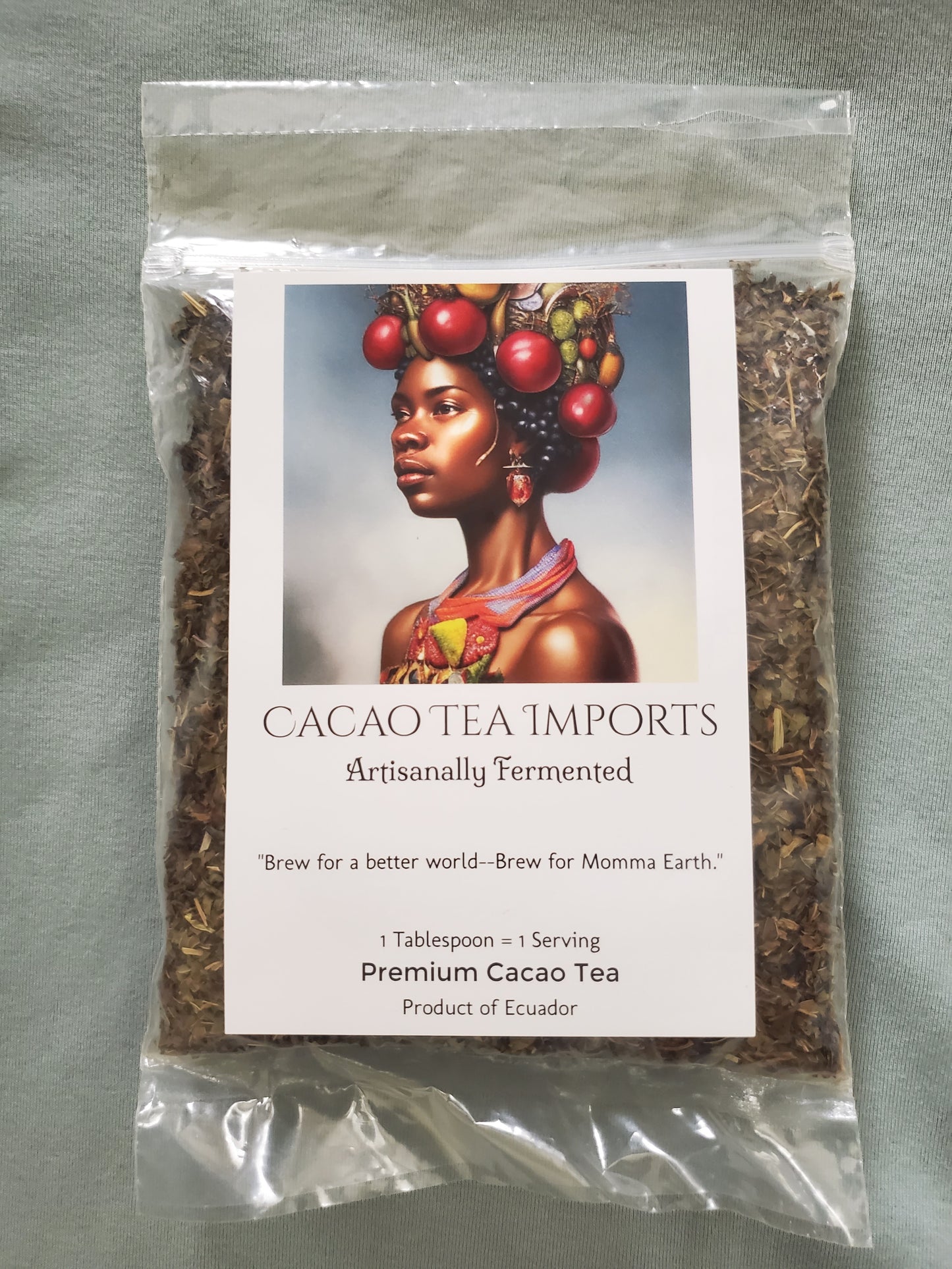 Wholesale Carton of 20, 4 oz bags of Cacao Tea